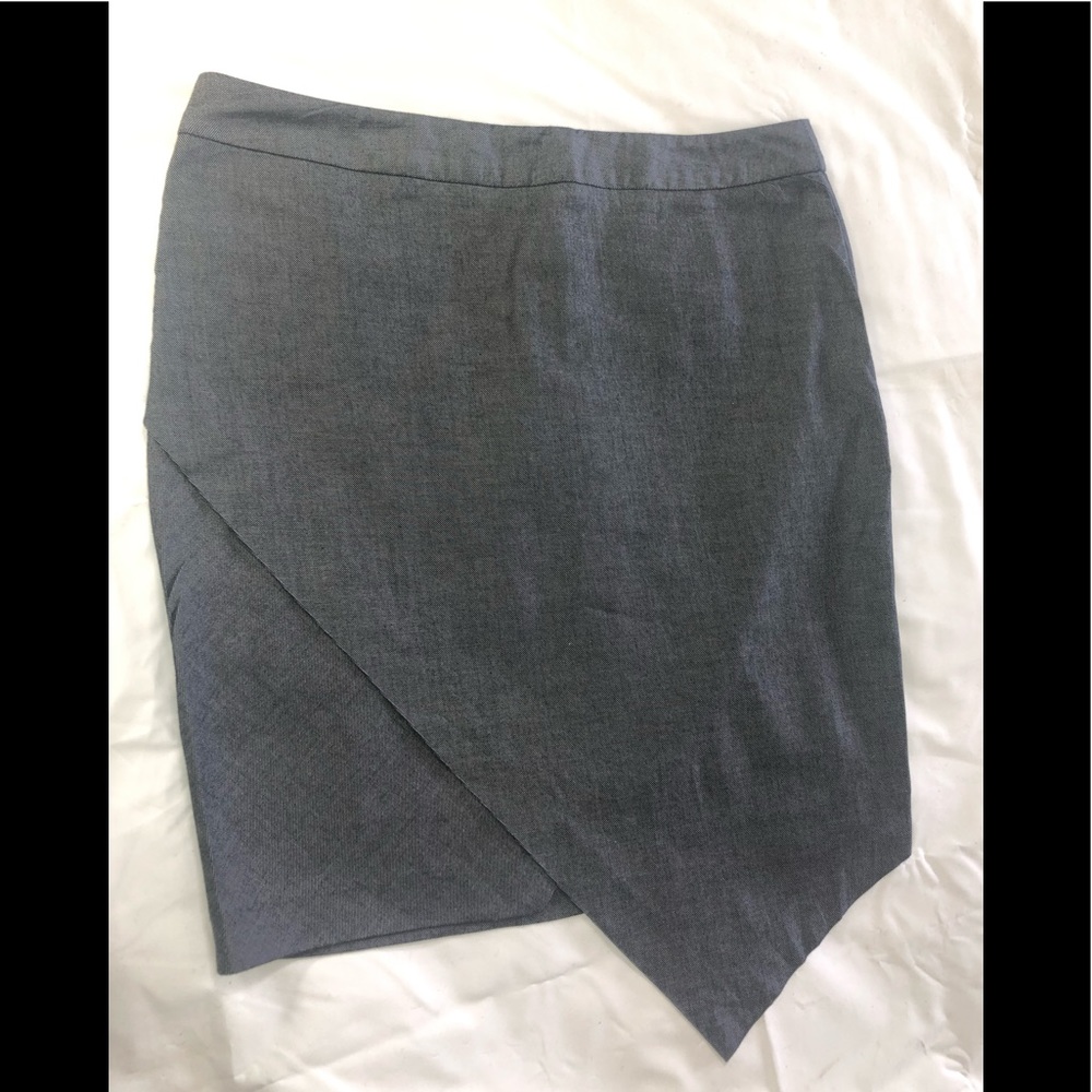 DKNY soft denim look asymmetrical skirt